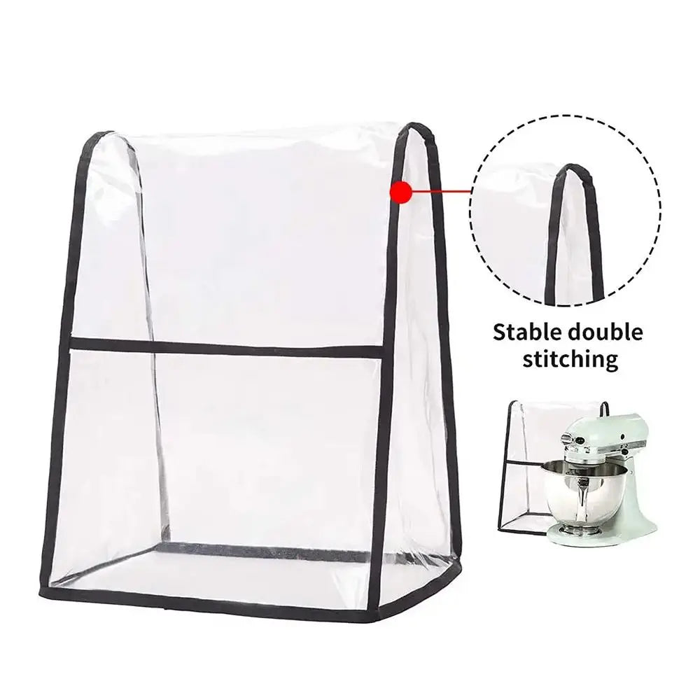 Capa antipó em PVC transparente para eletrodomésticos de cozinha