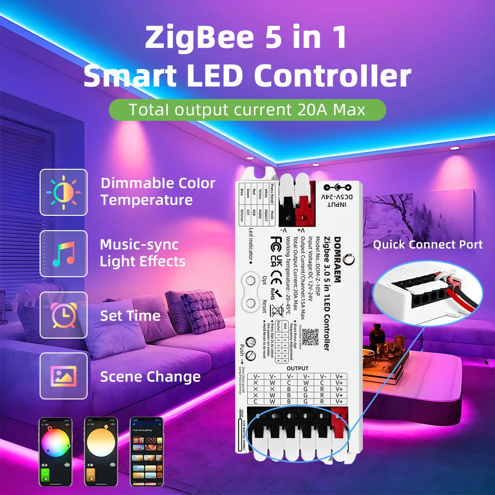Zigbee 3.0 PWM-LED-nauhuri