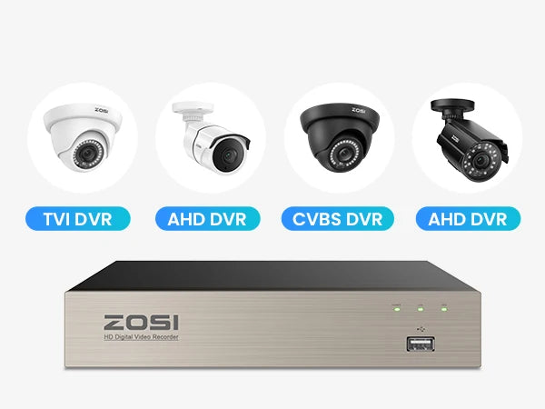 8CH 1080P Wired Security Camera System DVR Kit