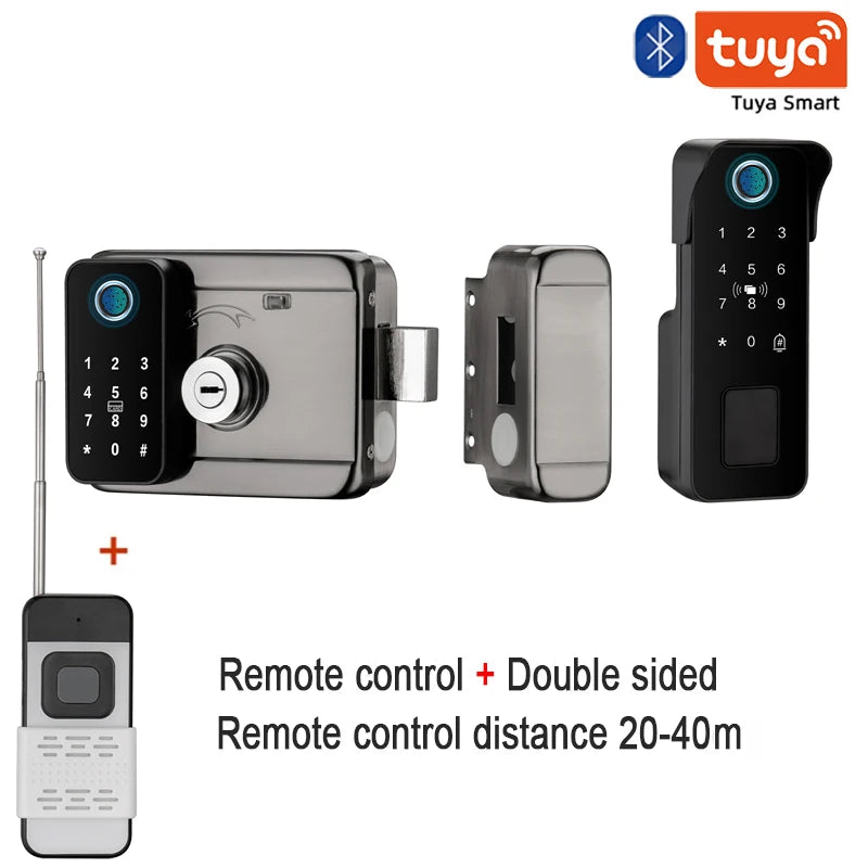 Bluetooth Smart Rim Lock with Access Options