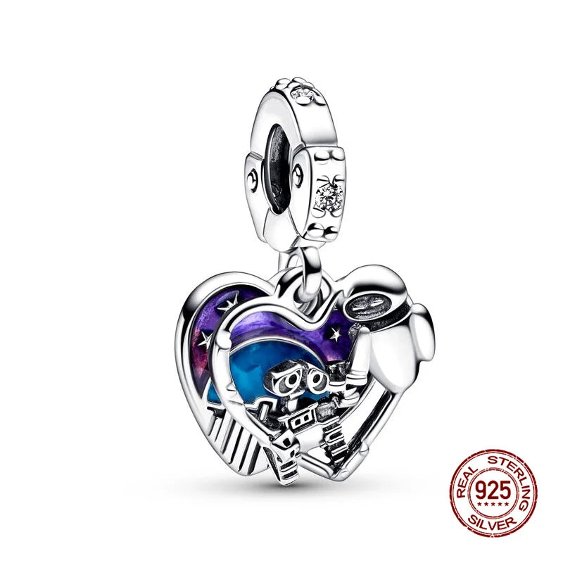 925 Silver Witch Charm Bead for Disney-Inspired Bracelets