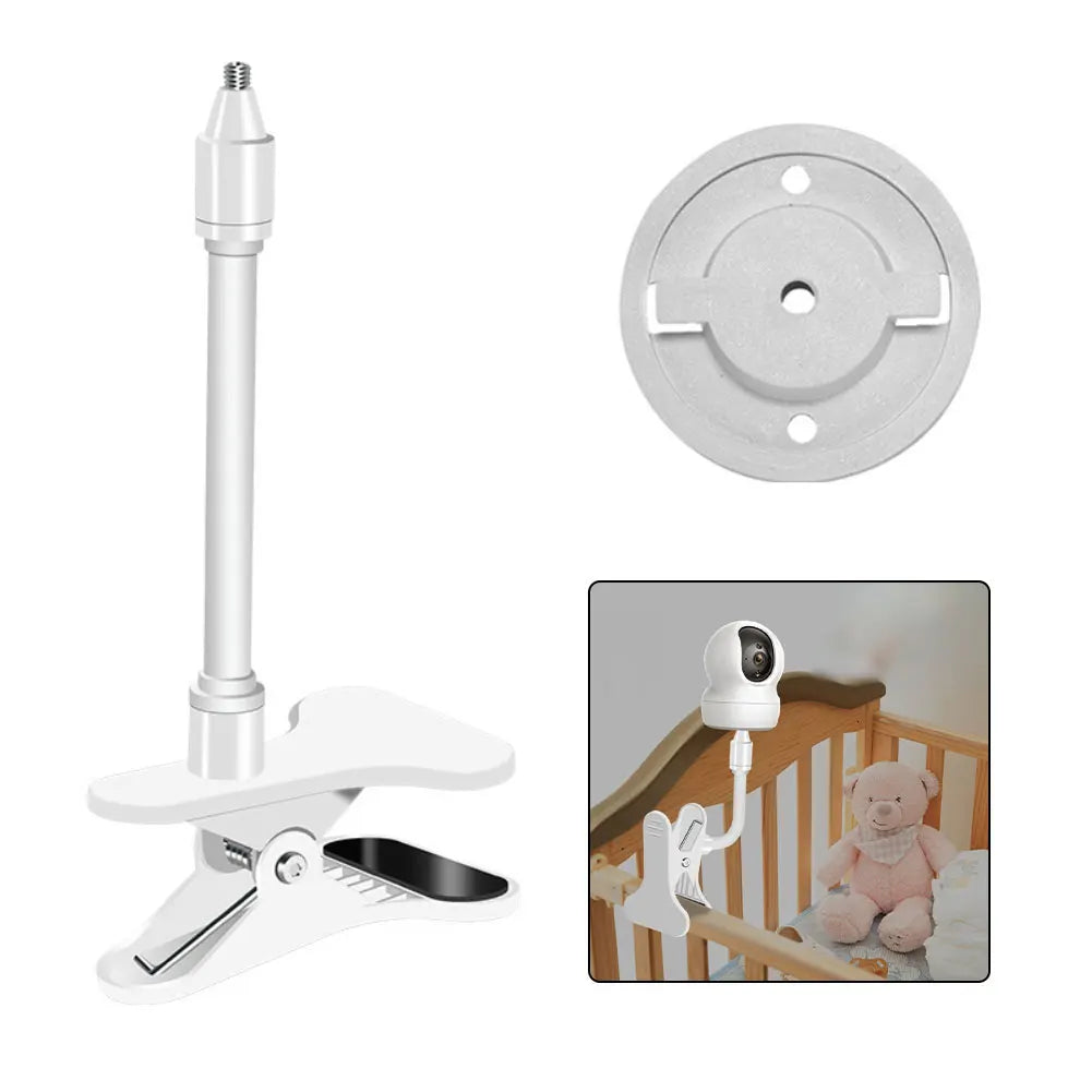 Flexible Clamp Mount Monitoring Bracket Adjustable Rod For TP-Link For Tapo C200/C210/C220/C201 No Drilling Clip Bracket