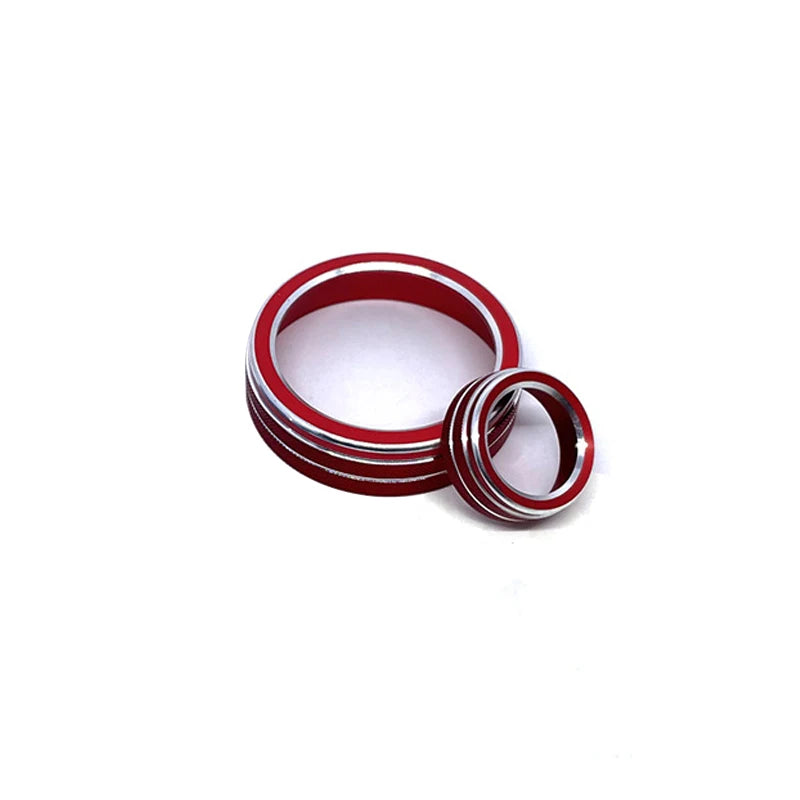 Metal Center Console Volume Knob Trim Ring for Audi A3 S3