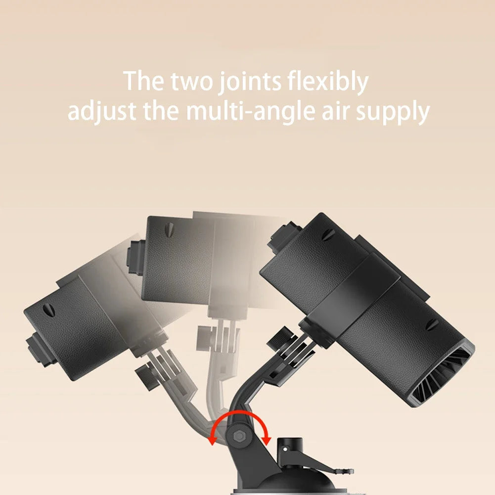 12V 200W Car Heater Demister Strong Suction Type Heating Fan Electric Cooling Windshield Defroster Defogging Demister For Winter