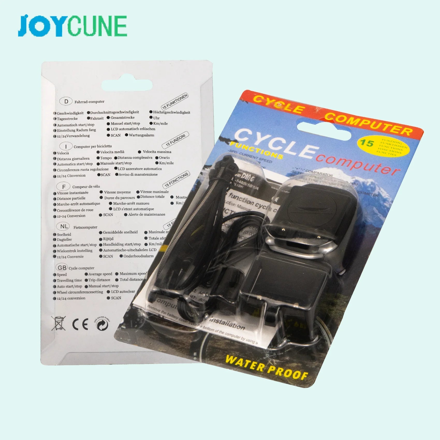 Bike Computer Bicycle Waterproof Wired Speedometer and Odometer Stopwatch Cycle Bike Computer with LED Display for Cycle Match