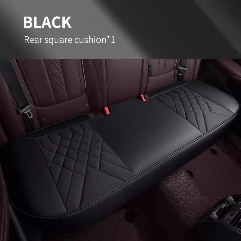 SEAMETAL Luxury Car Seat Cover Full-Wrapped Seat Cushion Wear-Resistant Anti Scratch Auto Seat Protector Universal for Sedan Suv