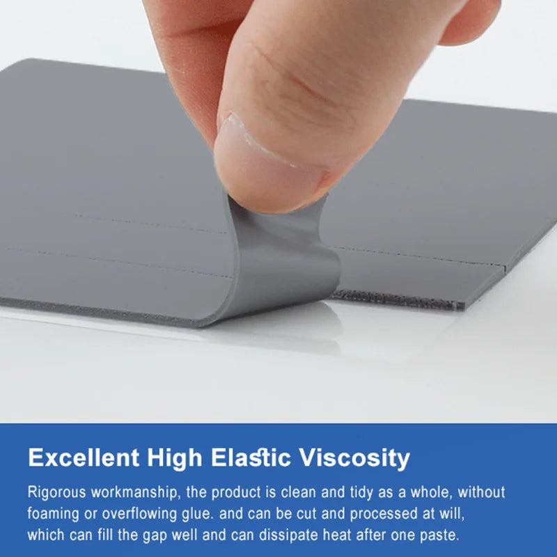 Soft 21W/mk Thermal Pad for CPU GPU Heatsink Cooling Conductive Silicone Pad High Performance Thermal Silicone Pad for PS4 SSDs