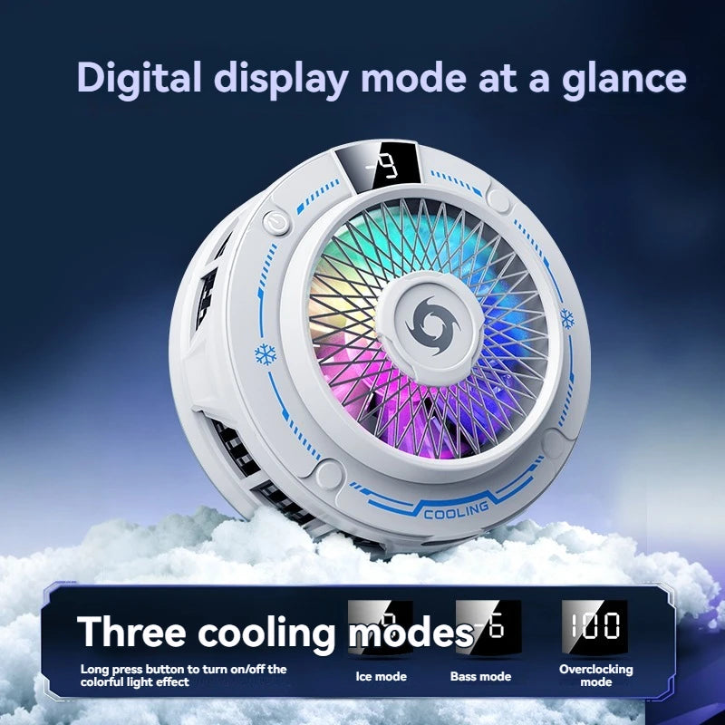 Magnetyczny i przypinany do telefonu cooler K38