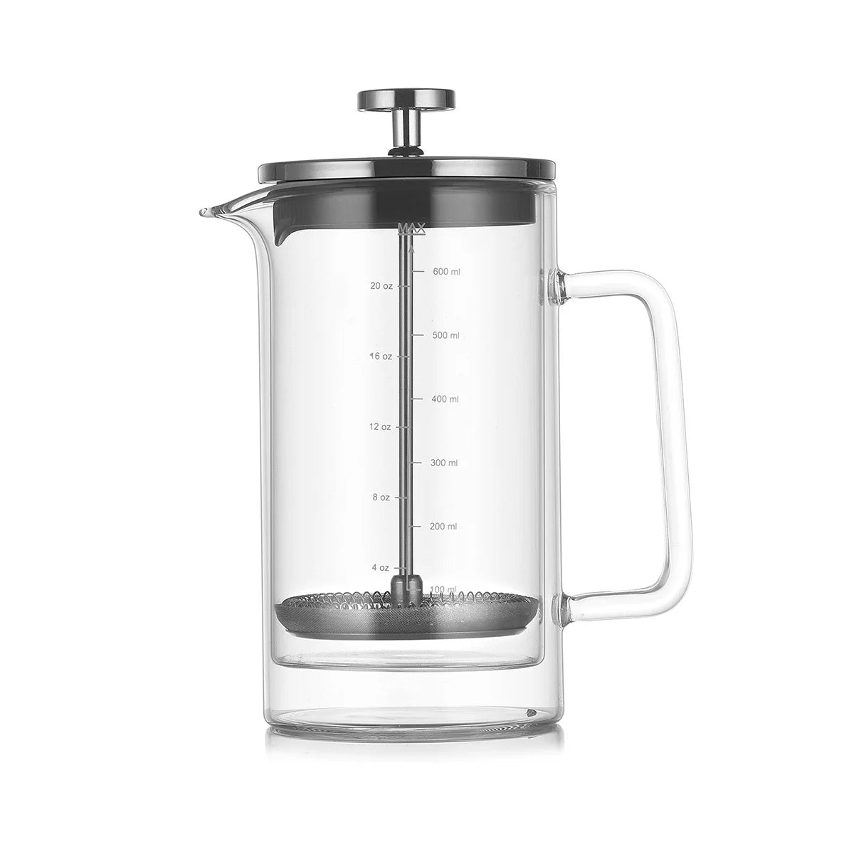 Double-Wall Glass French Press, 300 or 600 ml