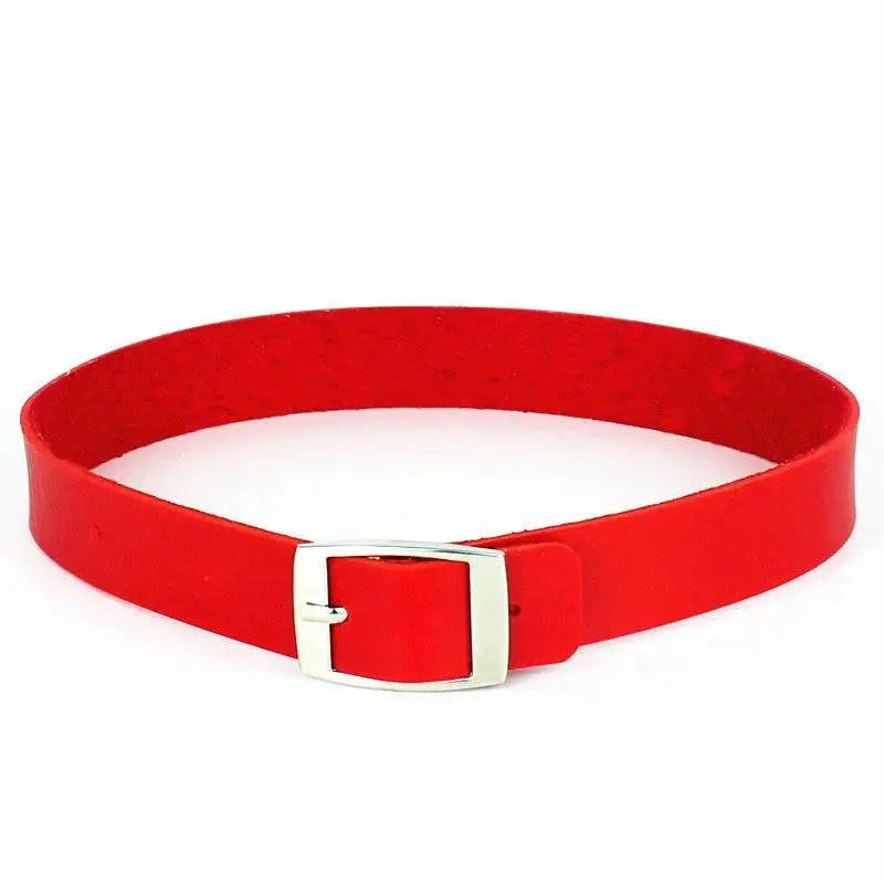 Pink Gothic Chain Necklace Leather Choker Party Punk Chokers Collar Goth Necklaces Women Black PU Kawaii Witch Rave Jewelry