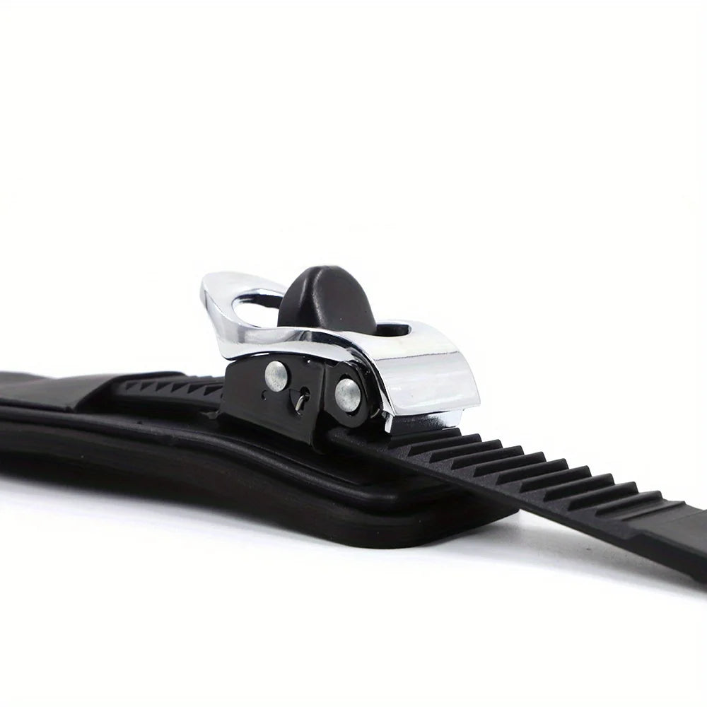 Adjustable Ski Strap with Ratchet and Ladder Buckle