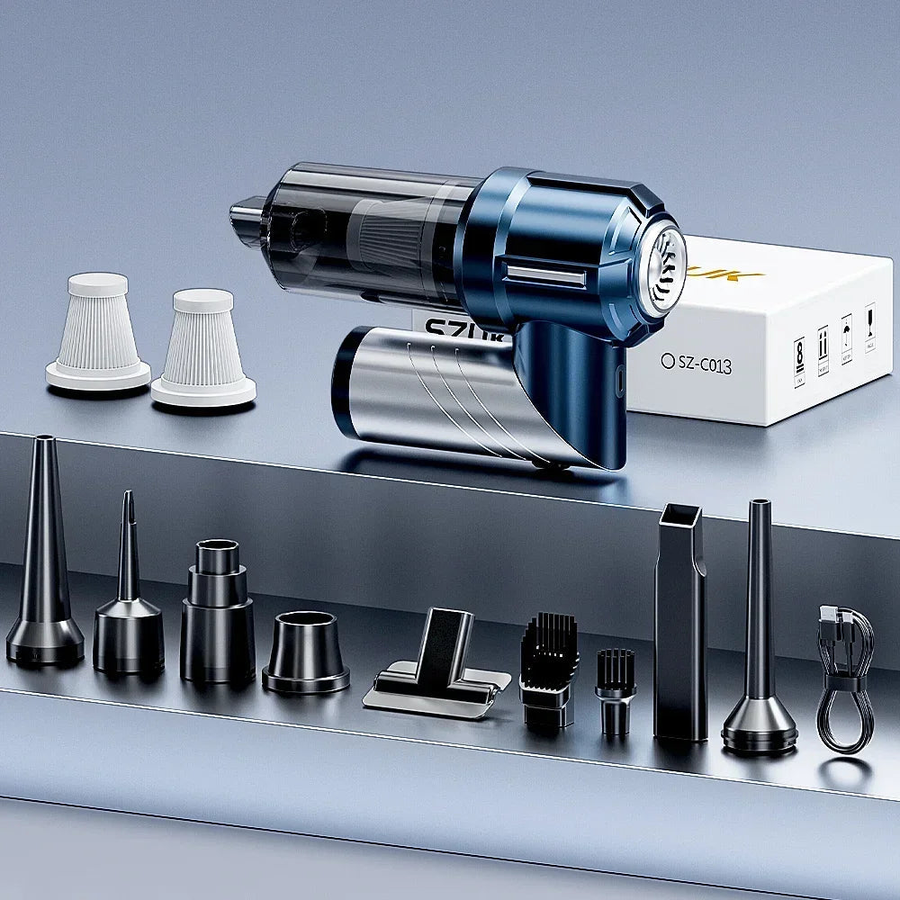 SZUK Car Vacuum Cleaner Wireless Cleaner Handheld Mini Vacuum Cleaner Cordless Strong Suction Cleaning Machine Robot Vacuum