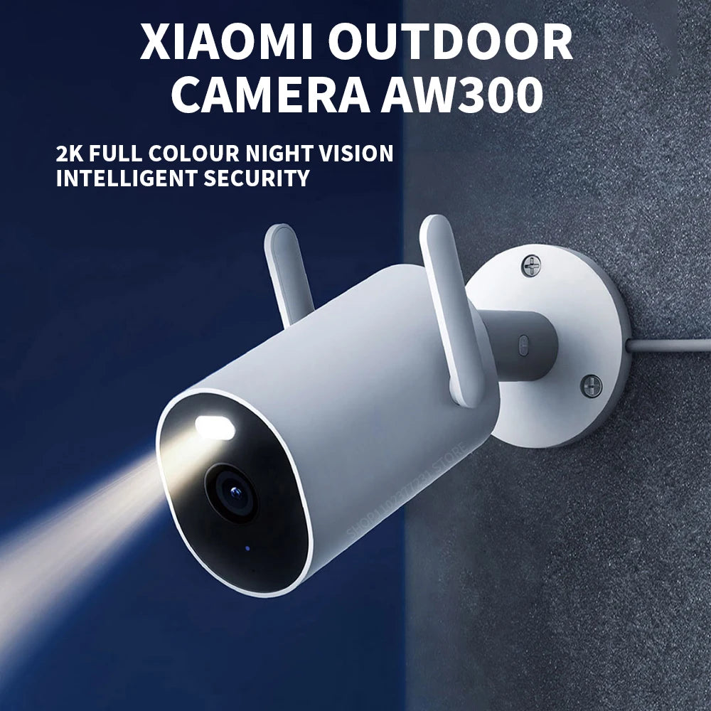 Caméra extérieure Xiaomi AW300 2K WiFi Caméra de sécurité Vision nocturne IP66