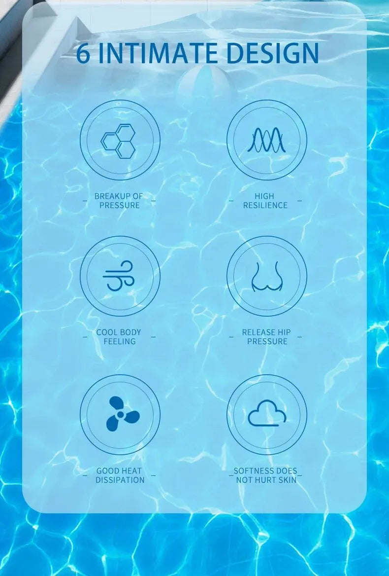 Gel Seat Cushion Summer Breathable Honeycomb Design For Pressure Relief Back Tailbone Pain - Home Office Wheelchair Chair Cars