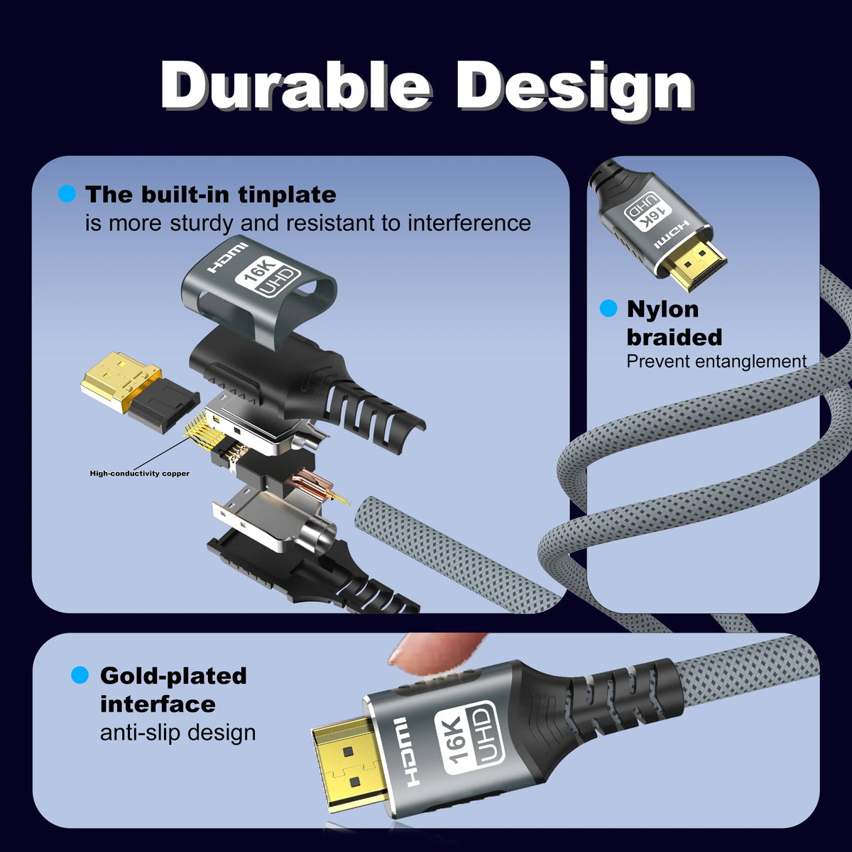HDMI Video Cable or Extension, 1-3 m Options