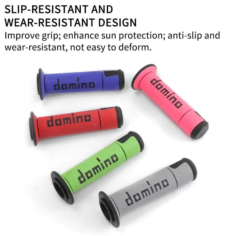 7/8 "22 24mm Motorcycle Grips Handle Bar For KTM YAMAHA Universal Pit Bike Motocross Motorbike Rubber GEL Domino Grip 15 Colors