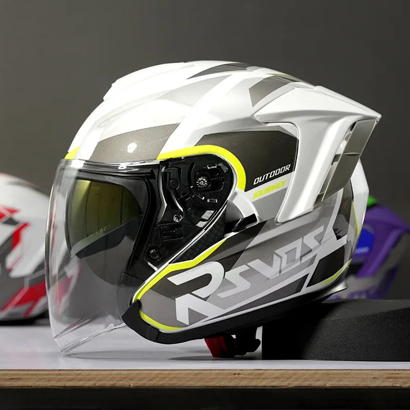 Ryzen RO-5 Unisex Half Motorcycle Helmet