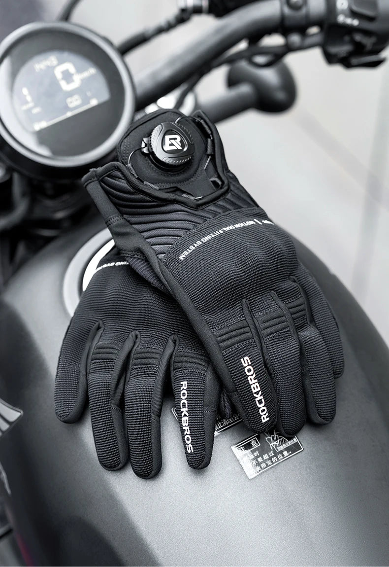 Full Finger Cycling Gloves with Shock-Absorbing Palm Pad