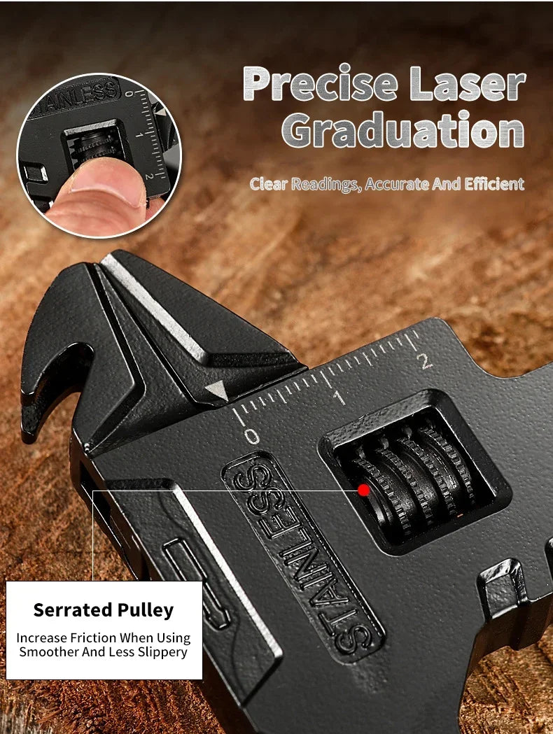 Hammer, Wrench and Pliers Multitool with Sheath