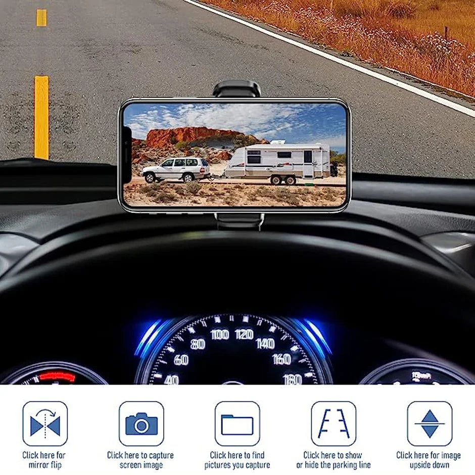 Wireless WiFi Solar Backup Camera Magnetic BaseAI Blind Spot Alarm Backup for IPhone Android Bus Van Truck RV Front Rear View .