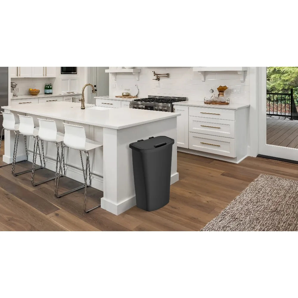11 Gallon Kitchen Trash Can with Lift-Top Lid