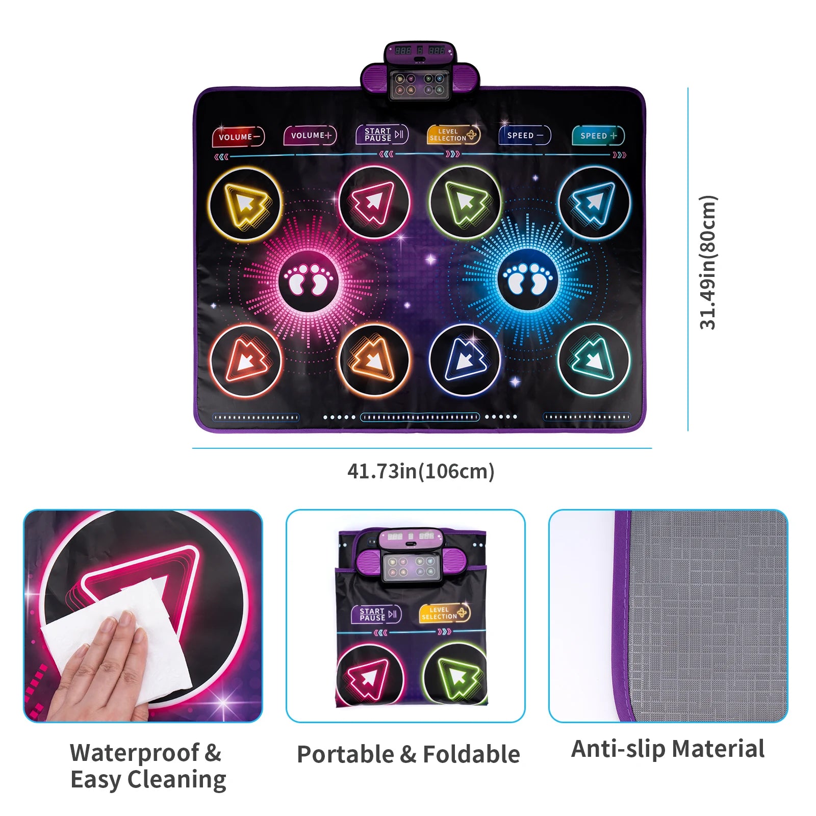 Kids Electronic Dance Mat with Double Player Mode