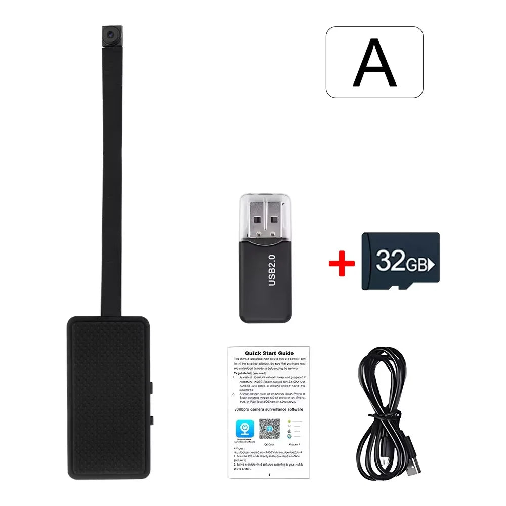 1080P WiFi Mini Camera with Remote Viewing & Motion Detection