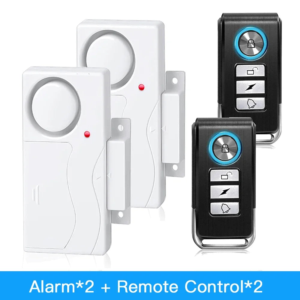 Wireless Door and Window Alarm - Remote Kit Options