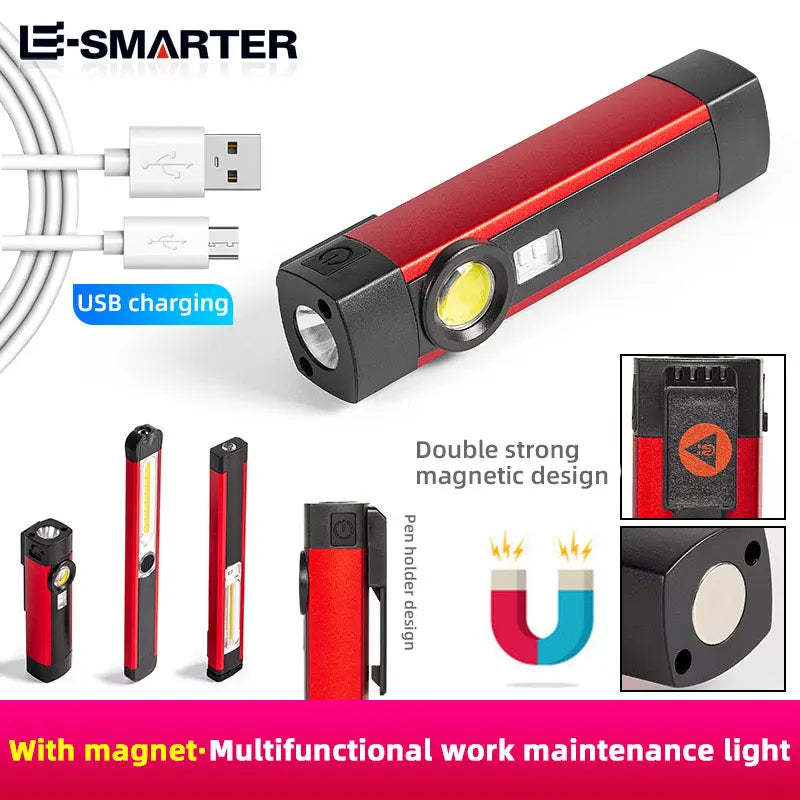 Rechargeable Work Light with Magnet and Hook