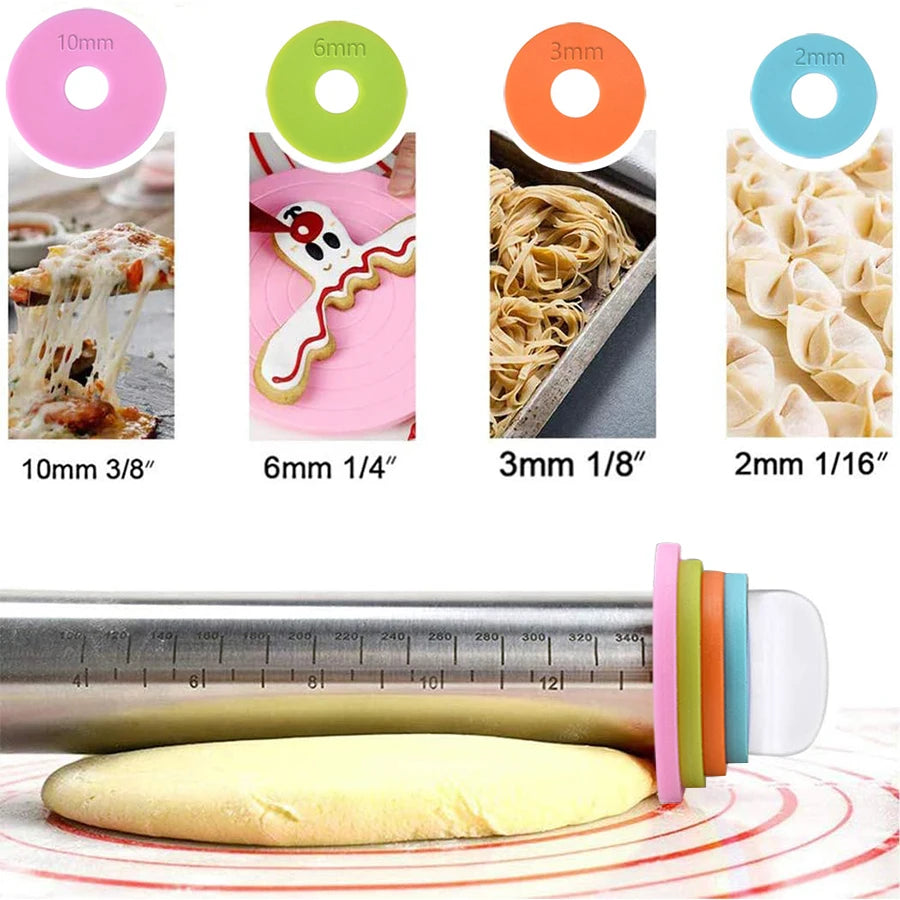 Adjustable Stainless-Steel Rolling Pin