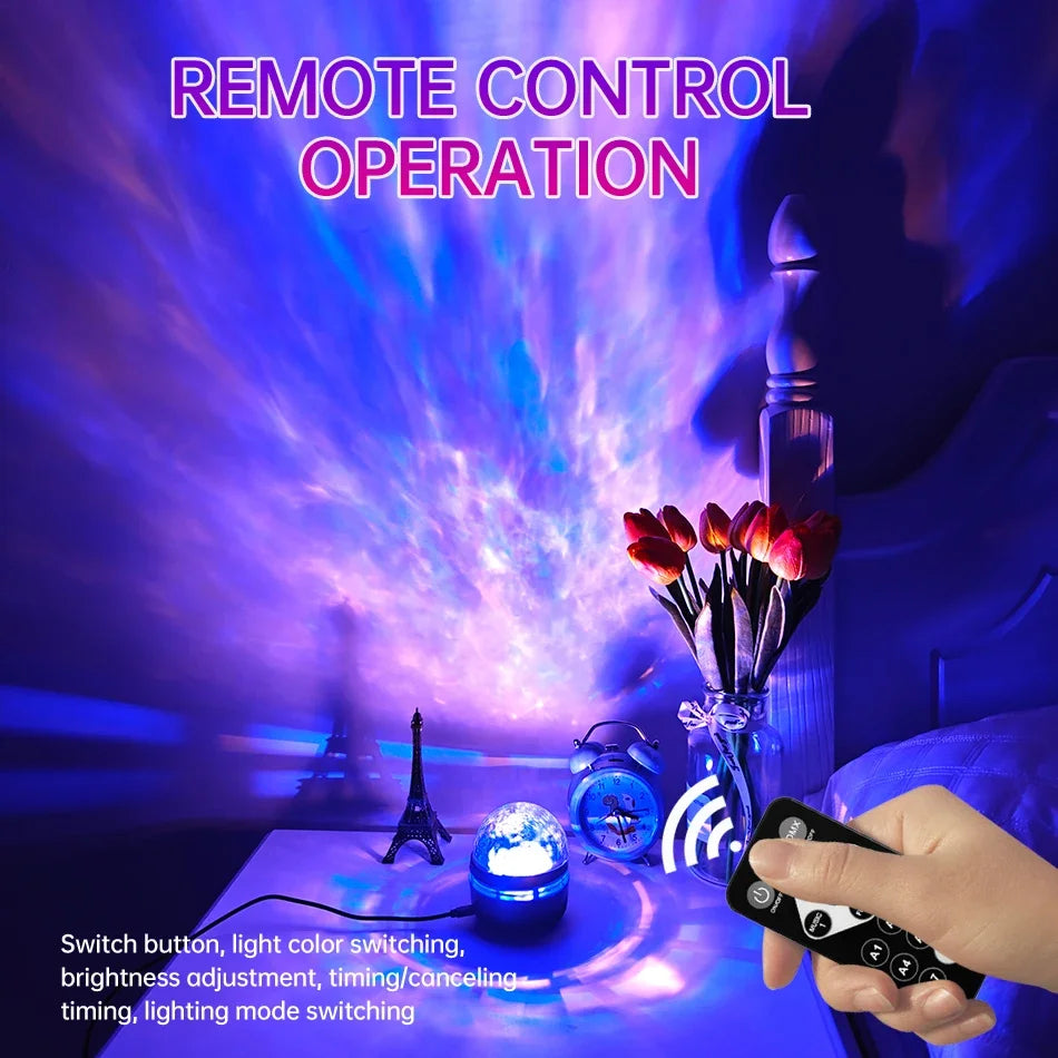 USB Decorative Light Projector with Colour Effects