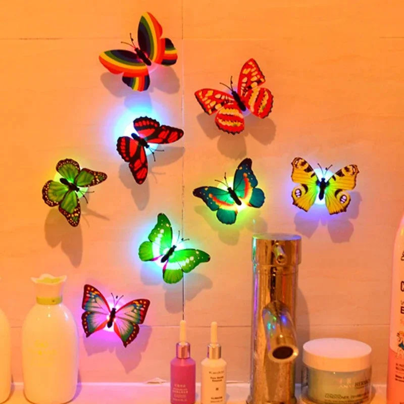 Butterfly LED Decorative Lights - 5-Piece Option