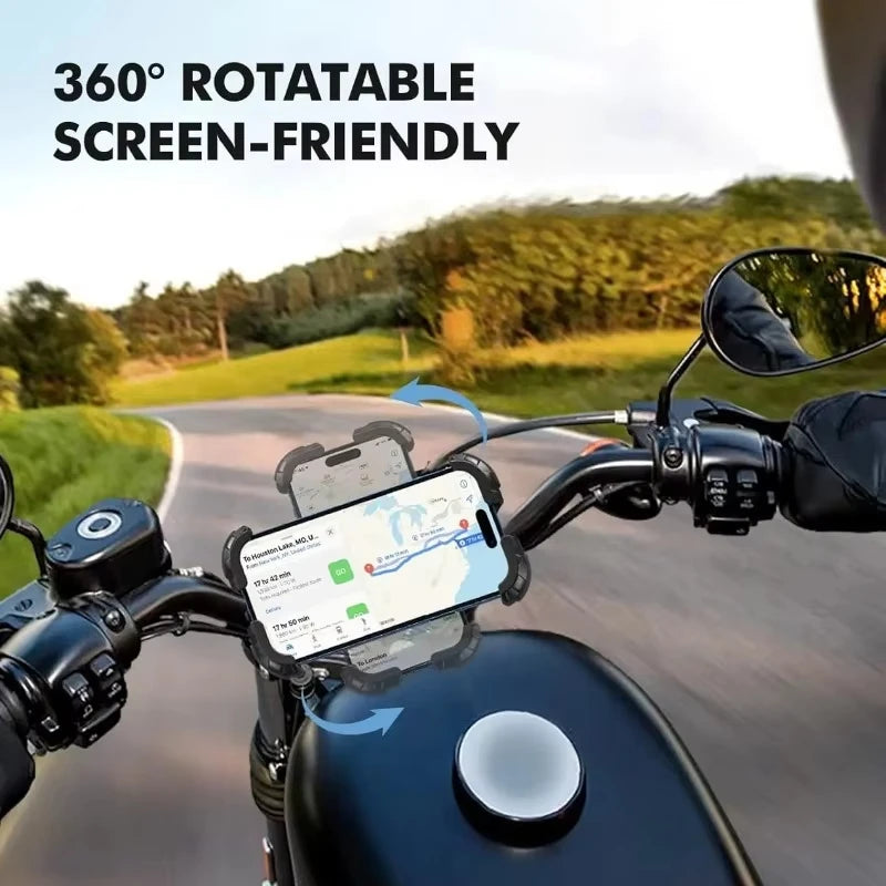 Rotating Bicycle and Motorcycle Phone Holder