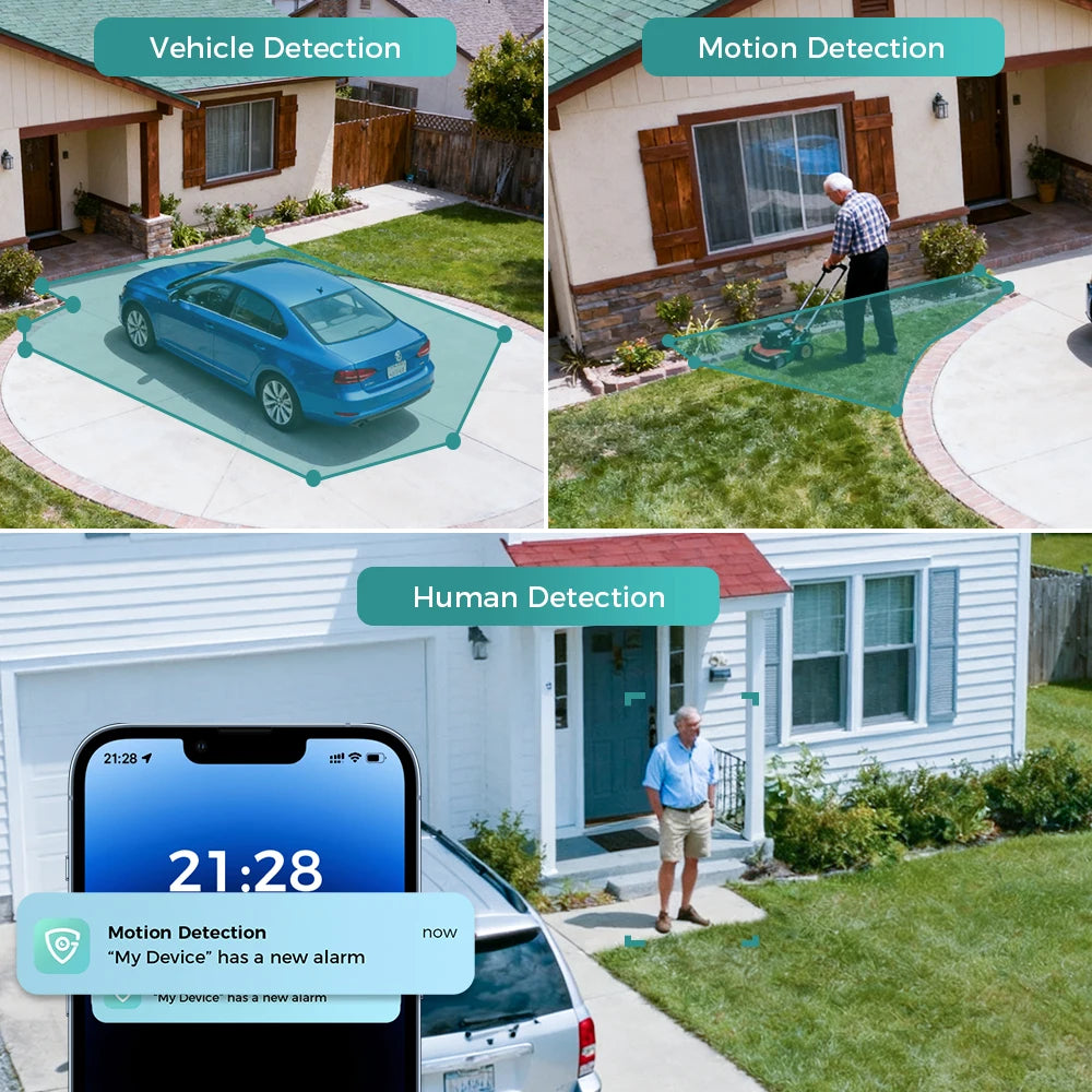 5MP/8MP POE PTZ IP Security Camera with Color Night Vision