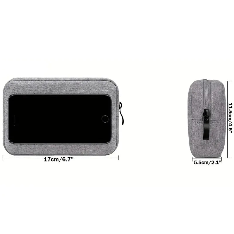 Travel Cable and Small Electronics Organiser Bag