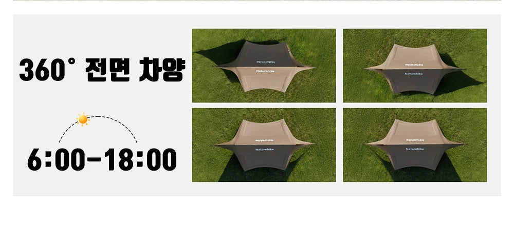 Large Camping Sun Shelter Awning 12–18 Person Waterproof Canopy