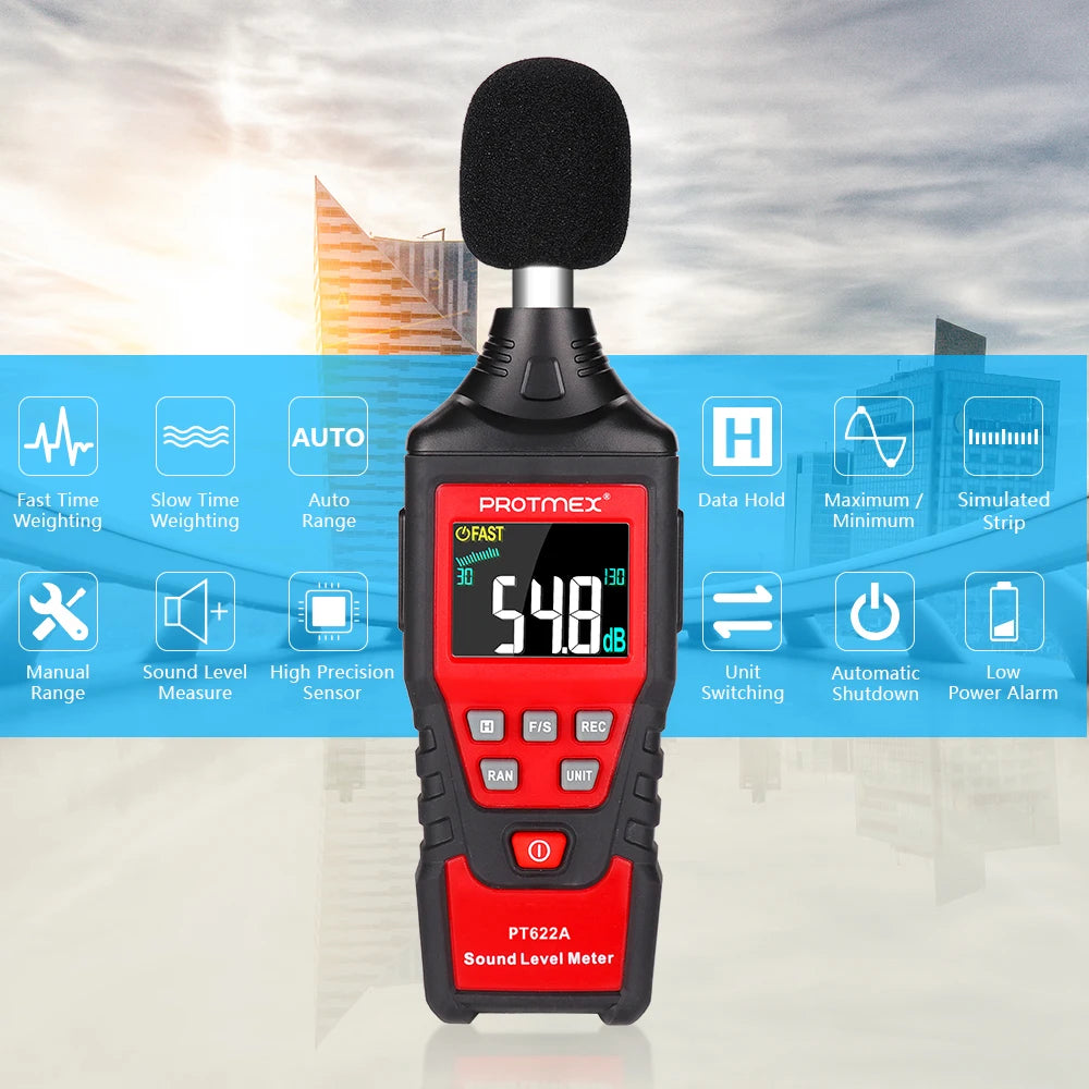 PT622A/PT622B Digital Sound Level Meter