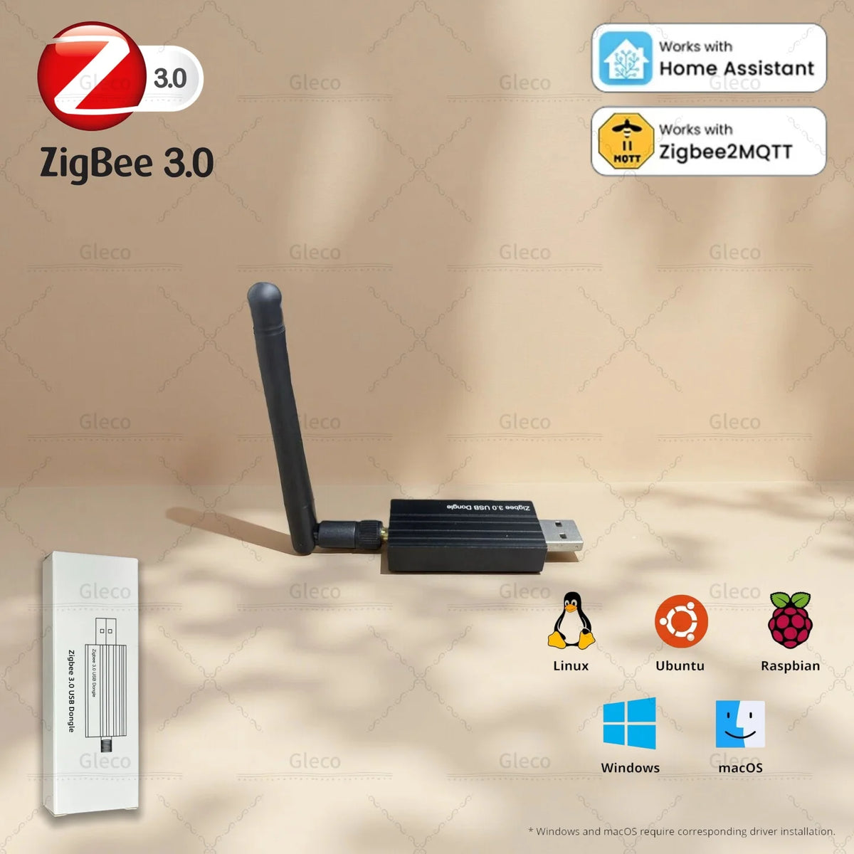 CC2652P1 Zigbee 3.0 USB Coordinator with Antenna