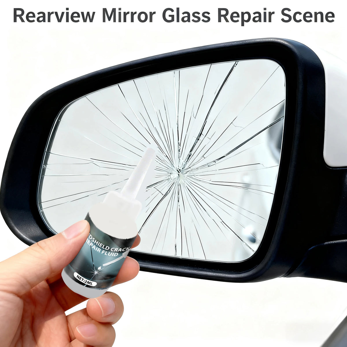 Auto Frontscheiben-Riss Reparaturwerkzeug DIY Auto Fenster Handybildschirm Reparatur Kit Glas Aushärtung Klebstoff Auto Glas Kratzer Riss Reparatur Multifunktions Glasreparatur-Flüssigkeit