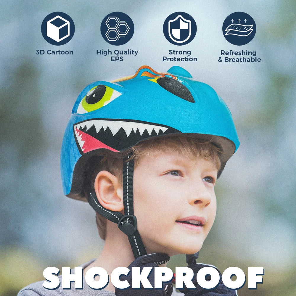 VICTGOAL Kids Bicycle Helmet Child Sports Safety Cycling Protection Knee Elbow Pad Sets Balance Bike Roller Skating Helmet Guard