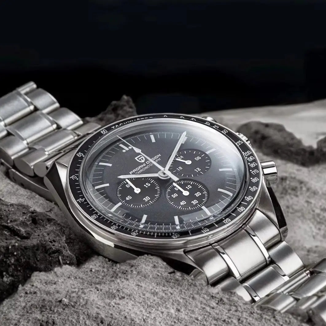 Pagani Design Chronograph Quartz Watch Men's Sapphire Steel 100M