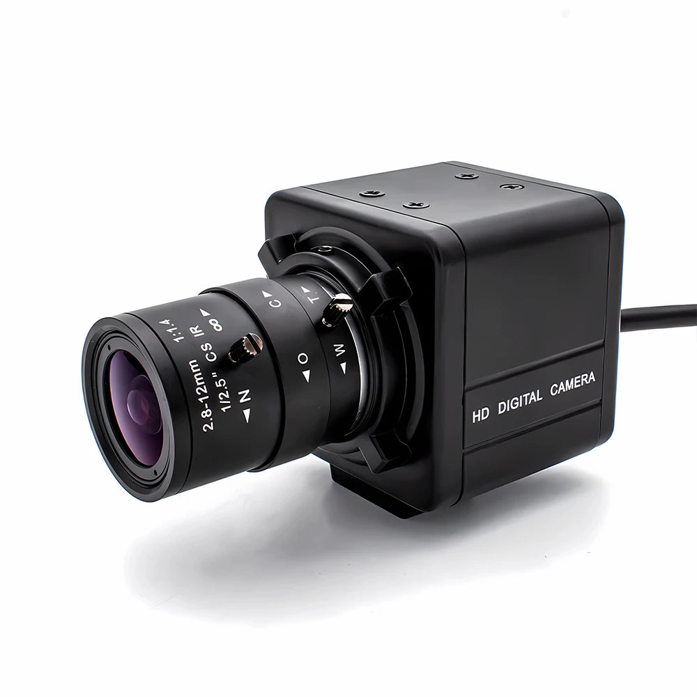 4K POE ipari IP kamera 8MP mini fém CCTV zoom objektívvel