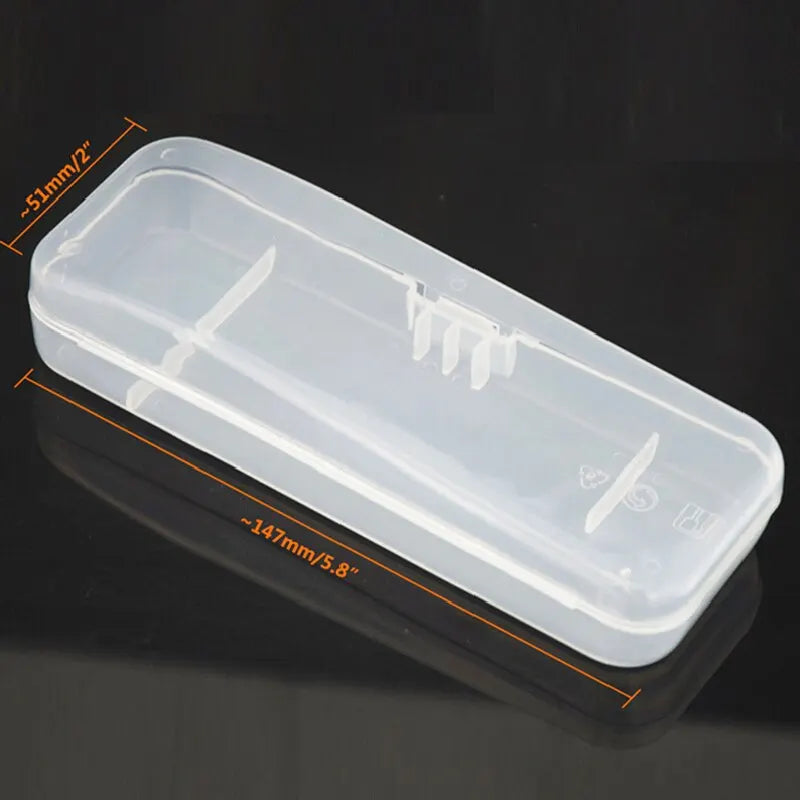 Transparent Razor förvaringsväskor - 2-pack
