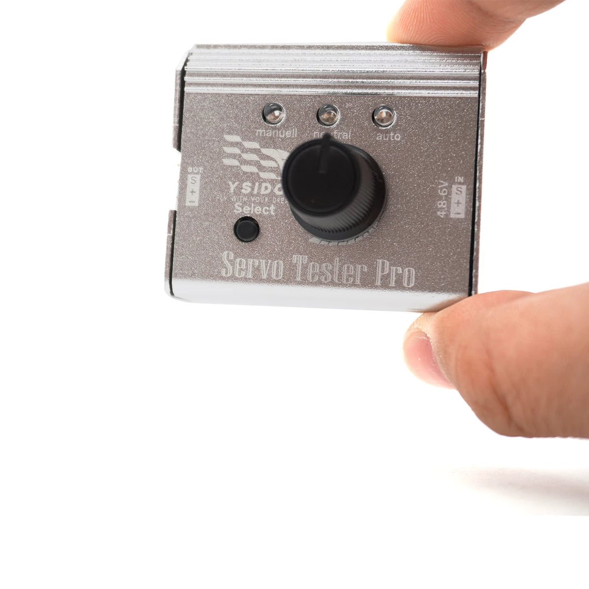 Metal RC Servo & ESC Tester, Manual, Neutral and Auto Modes