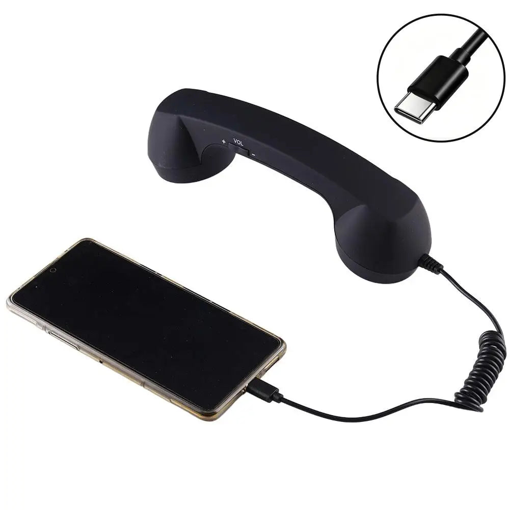 Auricular telefónico con micrófono y conector Type-C