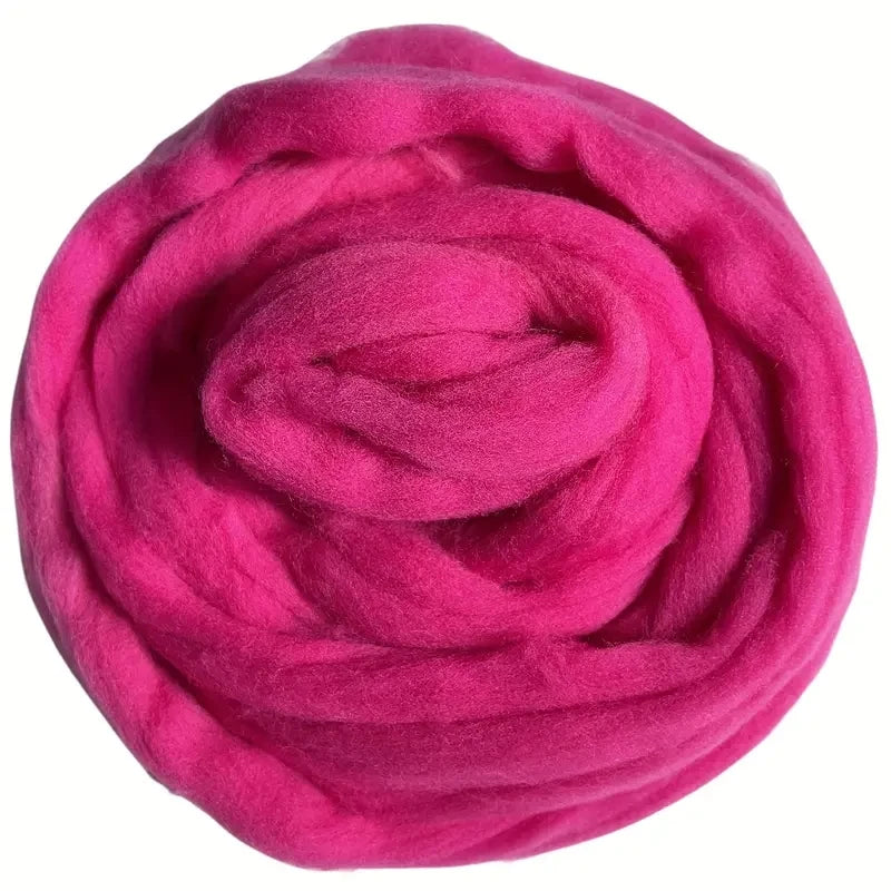 Wool Roving for Felting and Spinning, 100 g