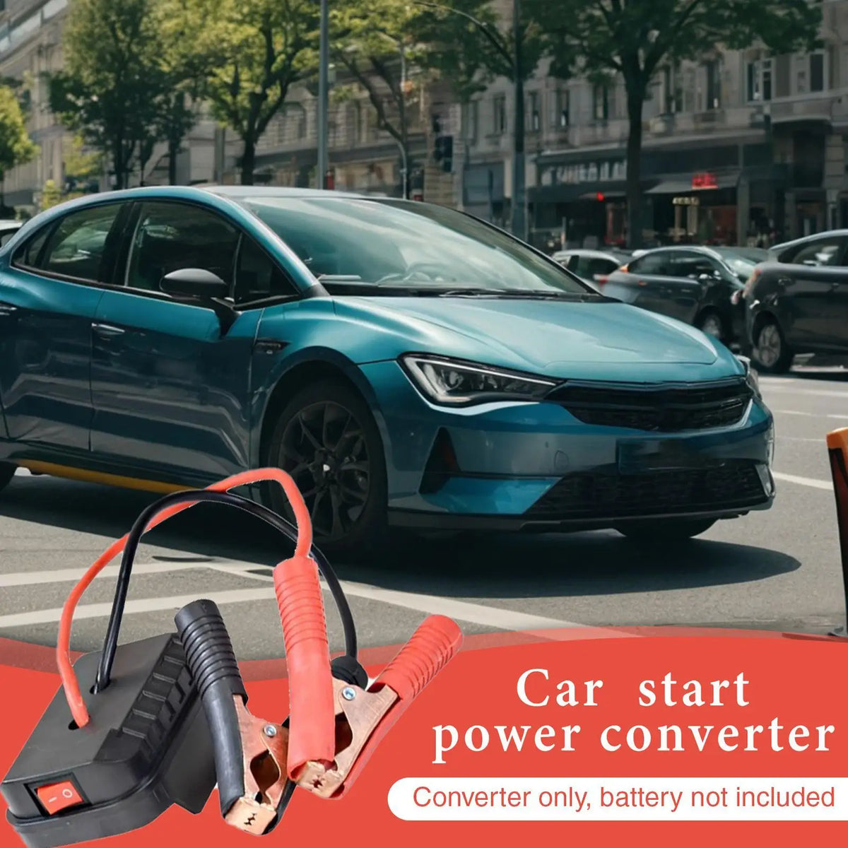Accu-omvormer van 12 V met twee USB-uitgangen