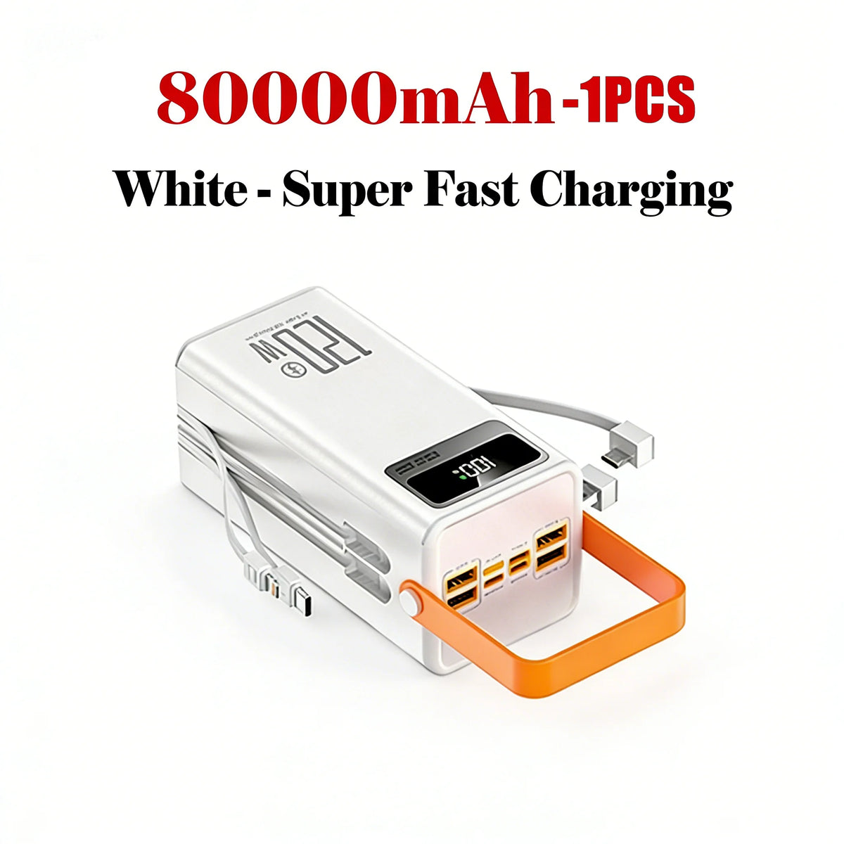 High-Capacity USB Power Bank - Size Options