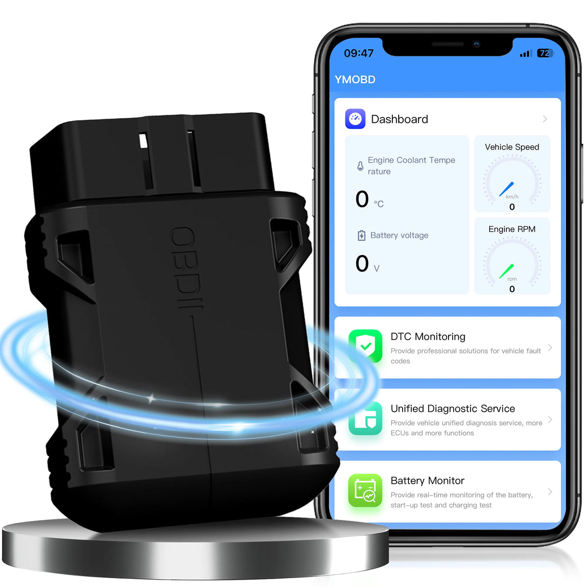Bluetooth OBD-II Diagnostic Adapter