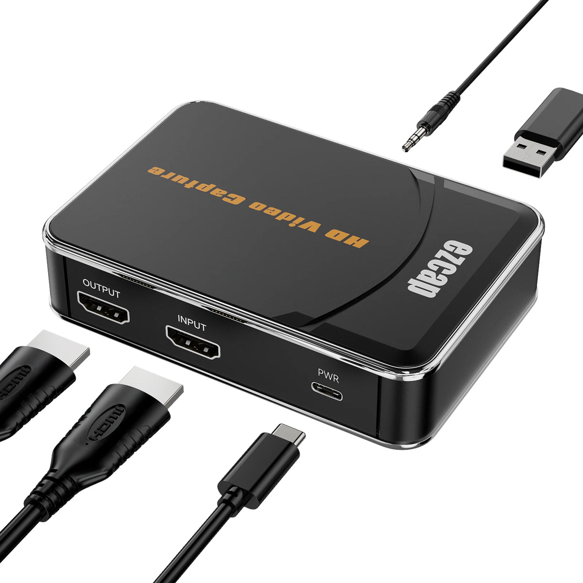 Ezcap280HE HDMI video capture box samostatný rekordér USB H.264 1080P60 HDMI slučkyOut mikrofón pre PS5 Xbox Switch DSLR fotoaparát live